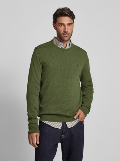 Polo Ralph Lauren Strickpullover aus Lanawolle mit Rundhalsausschnitt Oliv 4