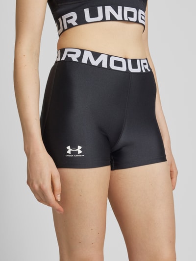 Under Armour Shorts mit elastischem Label-Bund Modell 'Authentics' Black 3