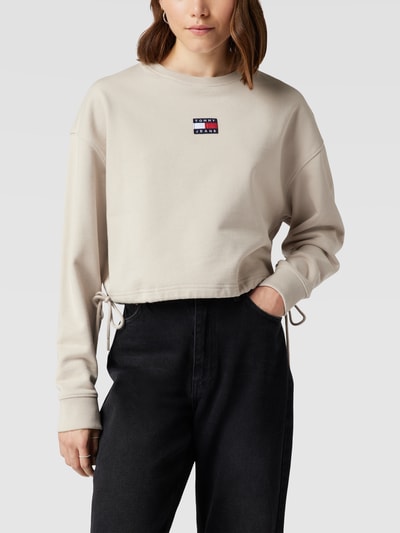 Tommy Jeans Sweatshirt mit Tunnelzug Sand 4