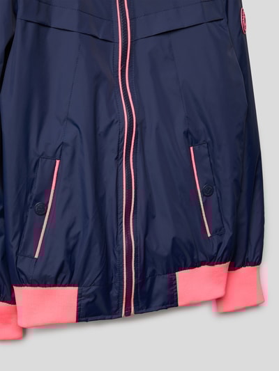 CARS JEANS Jacke in Two-Tone-Machart Marineblau 2