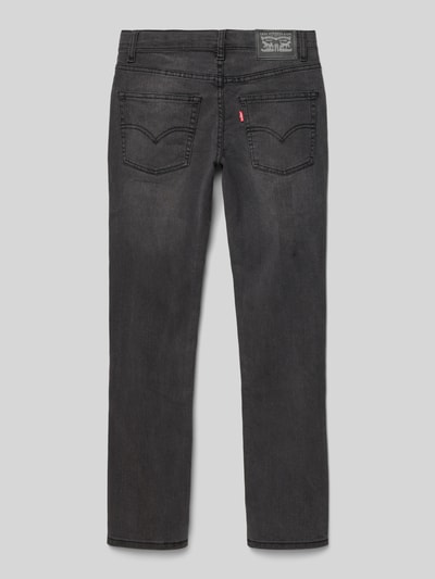 Levi’s® Kids Slim tapered fit jeans in 5-pocketmodel Zwart - 3