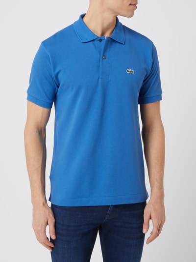 Lacoste Casual Fit Poloshirt mit Logo-Stitching Jeansblau 4