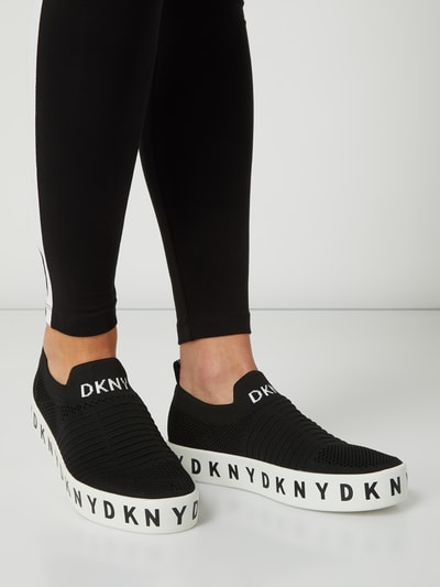 DKNY Sock Sneaker mit strukturiertem Maschenbild Modell 'Brea' Black 3