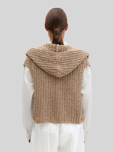 Marc O'Polo Regular Fit Strickcardigan aus Baumwoll-Mix Sand 5