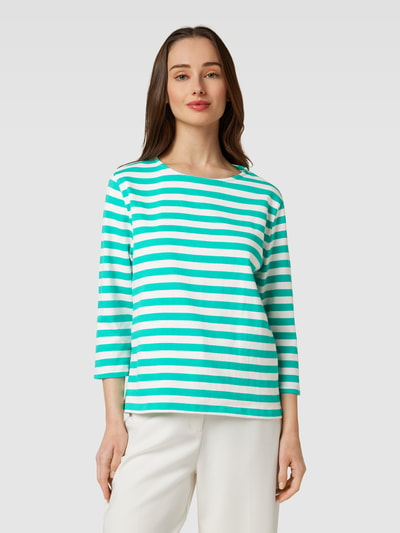 Christian Berg Woman Longsleeve mit Streifenmuster Aqua 4