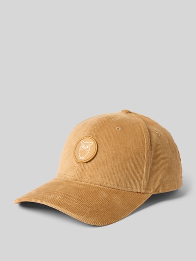 Knowledge Cotton Apparel Cap in Cord-Optik Modell 'Corduroy' Senf 1