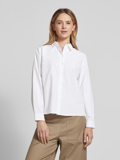 B.Young Regular fit overhemdblouse met doorknoopsluiting Wit - 4