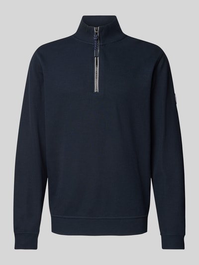 Lerros Sweatshirt met opstaande kraag, model 'SELANIK' Donkerblauw - 2