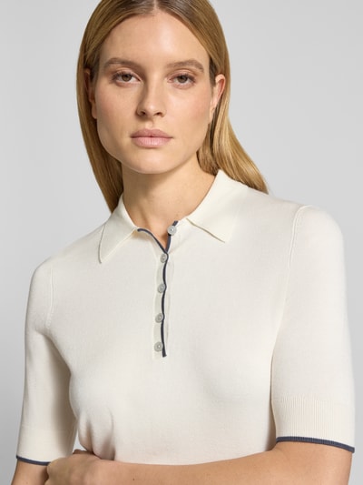 Christian Berg Woman Strickshirt aus Viskose-Mix Offwhite 3