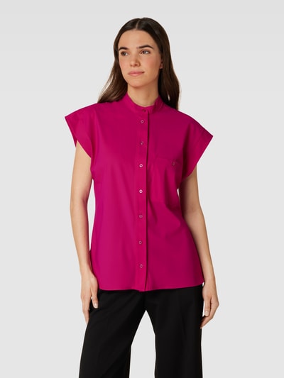 D´Etoiles Casiope Bluse mit Stehkragen Modell 'Endless' Pink 4