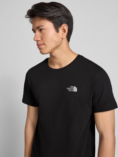 The North Face T-shirt z nadrukiem z logo Czarny 3