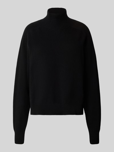 Drykorn Gebreide pullover met opstaande kraag Zwart - 2