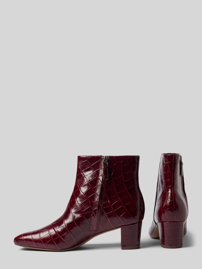 Lauren Ralph Lauren Sztyblety ze skóry naturalnej model ‘Demi’ Bordowy 2