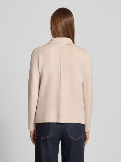 Christian Berg Woman Gebreid jack met reverskraag Steengrijs - 5