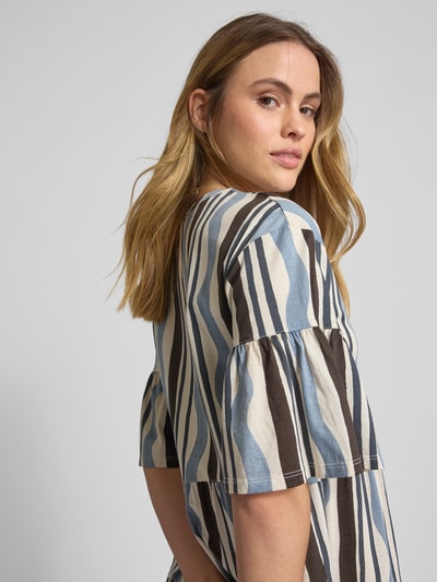 Weekend Max Mara Knielanges Kleid mit Tunikakragen Modell 'ELY' Hellblau 3