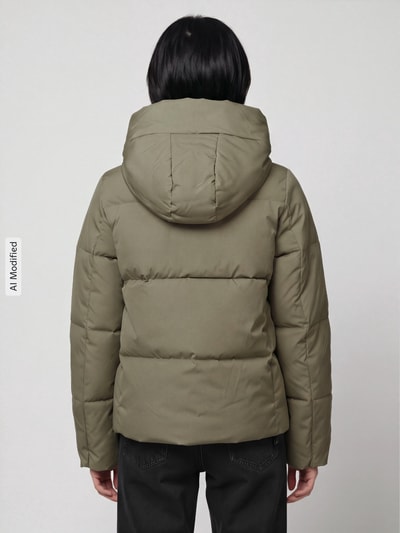VERO MODA Kurtka pikowana z wysokim kapturem model 'STELLA' Oliwkowy 5