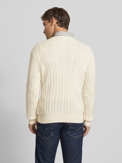 Polo Ralph Lauren Gebreide pullover van kasjmier met ronde hals Ecru - 5