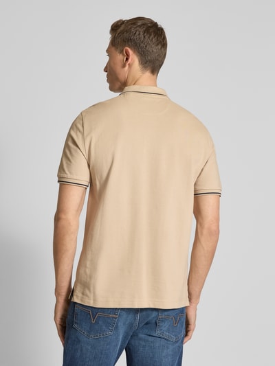 Gant Poloshirt mit Label-Stitching Sand 5
