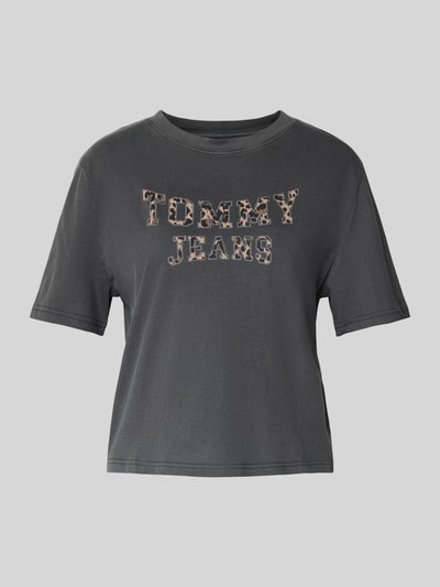 Tommy Jeans Boxy fit T-shirt van puur katoen Antraciet - 2