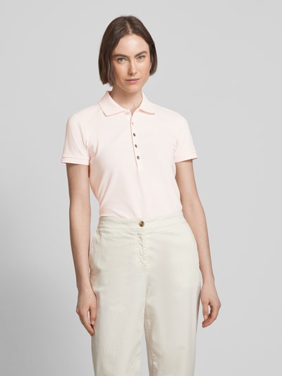 Lauren Ralph Lauren Slim Fit Poloshirt mit Logo-Stitching Modell 'KIEWICK' Pink 4