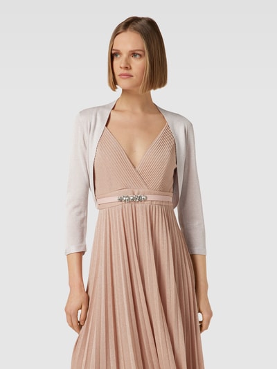 Jake*s Cocktail Bolero mit Strukturmuster Metallic Rosa 4