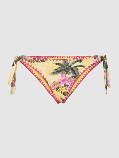 Banana Moon Bikinislip met all-over print, model 'DIMKA LIMETROPIC' Lichtgeel - 2