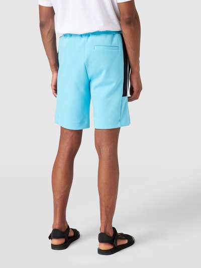 BOSS Green Sweatshorts mit Label-Patch Aqua 5