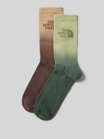 The North Face Socken mit Label-Print Modell 'Everyday' im 2er-Pack Khaki 1