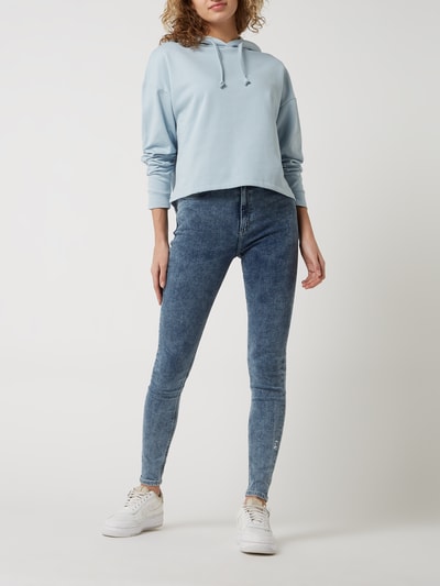 No.1 Skinny jeans met stretch  Donkerblauw - 1