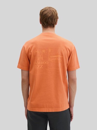 Marc O'Polo Loose Fit T-Shirt aus reiner Baumwolle Orange 5