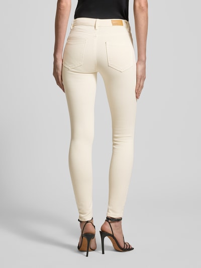 Vero Moda Skinny Fit Jeans mit Baumwoll-Anteil Modell 'FLASH' Offwhite 5