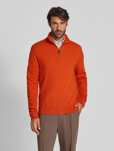 Polo Ralph Lauren Sweter z dzianiny z prążkowanymi wykończeniami Pomarańczowy 4