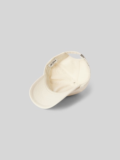 MAISON KITSUNE Basecap mit Label-Stitching Sand 3