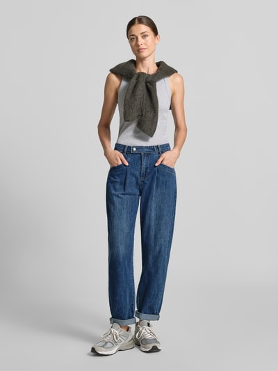 Buena Vista Regular Fit Barrel Jeans aus Baumwoll-Mix Modell 'Studio Pants' Hellblau 1