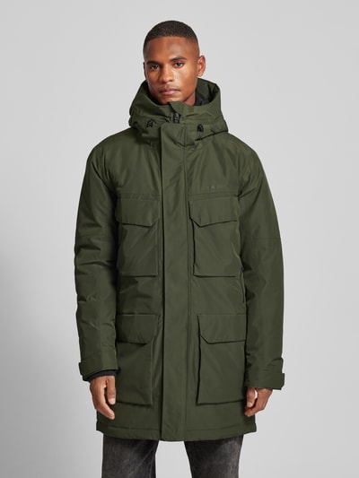 Didriksons Parka mit Pattentaschen Modell 'DREW' Oliv 4