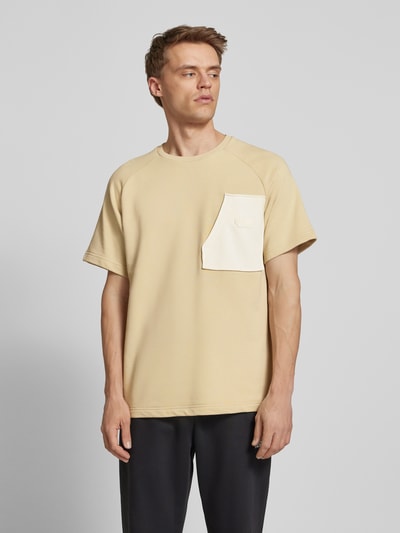 The North Face T-Shirt mit Brusttasche Modell 'TERRY' Beige 4