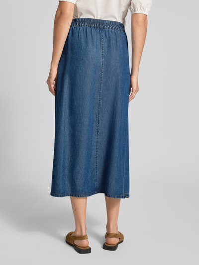 FREE/QUENT Jeansrock mit elastischem Bund Modell 'milo' Blau 5