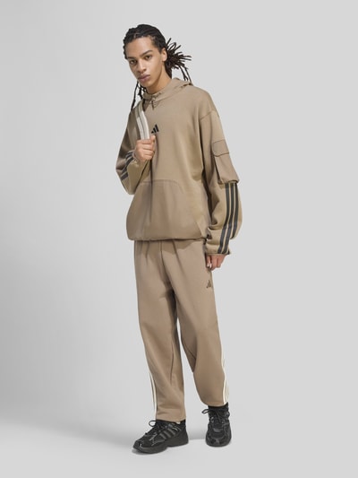 adidas Sportswear Regular Fit Sweathose aus reiner Baumwolle Beige 1