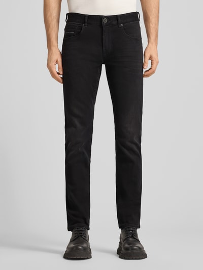 PME Legend Regular Fit Jeans mit Label-Detail Modell "Nightflight" Black 4