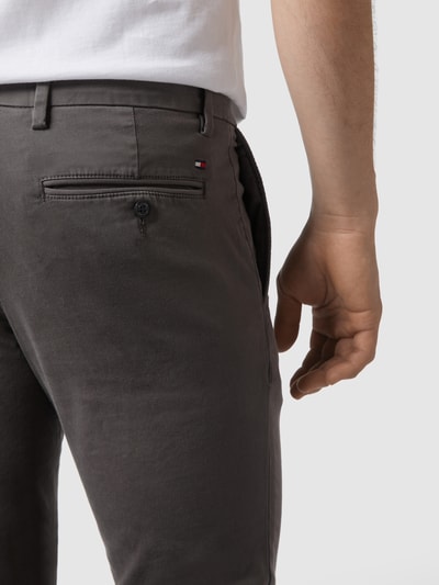 Tommy Hilfiger Chino met stretch  Antraciet - 3