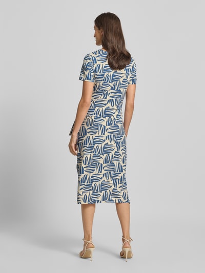 s.Oliver RED LABEL Jersey jurk van katoenmix Oceaanblauw - 5