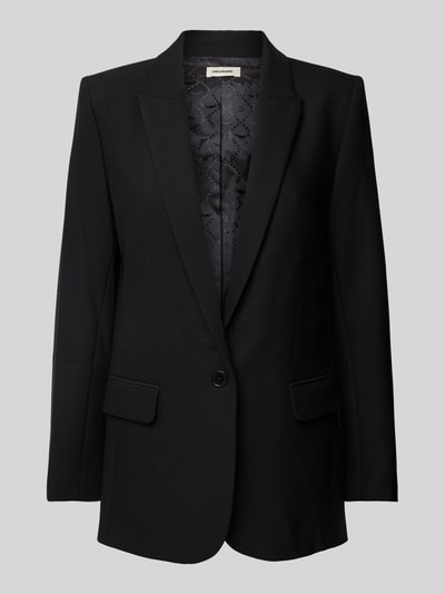 Zadig & Voltaire Regular fit blazer met reverskraag Zwart - 2