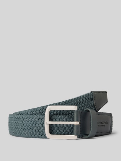 Produktfoto, Gürtel in Flechtoptik mit Dornschließe Modell 'MAX' von Marc O'Polo, Optik: Unifarben, Label-Detail, Herren Gürtel
