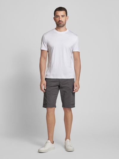 Tommy Hilfiger Cargoshorts mit aufgesetzten Taschen Modell 'JOHN' Dunkelgrau 1