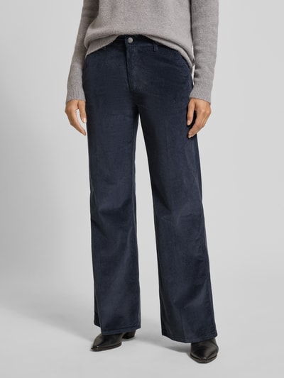 Brax Flared Cordhose mit französischen Eingrifftaschen Modell 'MAINE' Marine 4