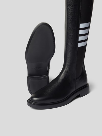 Thom Browne Stiefel mit Kontraststreifen Black 5