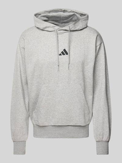 ADIDAS SPORTSWEAR Hoodie mit Label-Stitching Hellgrau 1