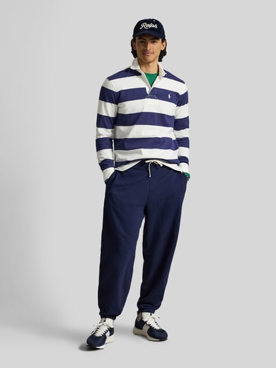 Polo Ralph Lauren Sweatshirt mit Kontrastkragen Marine 1