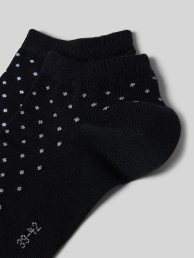 Esprit Sneakersocken mit Muster-Print Modell 'Fine Dot' im 2er-Pack Black 2