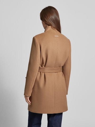 Calvin Klein Womenswear Płaszcz z paskiem w talii Camel 5